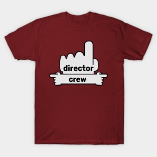 Hands Pointing - Text Art - Director and Crew T-Shirt